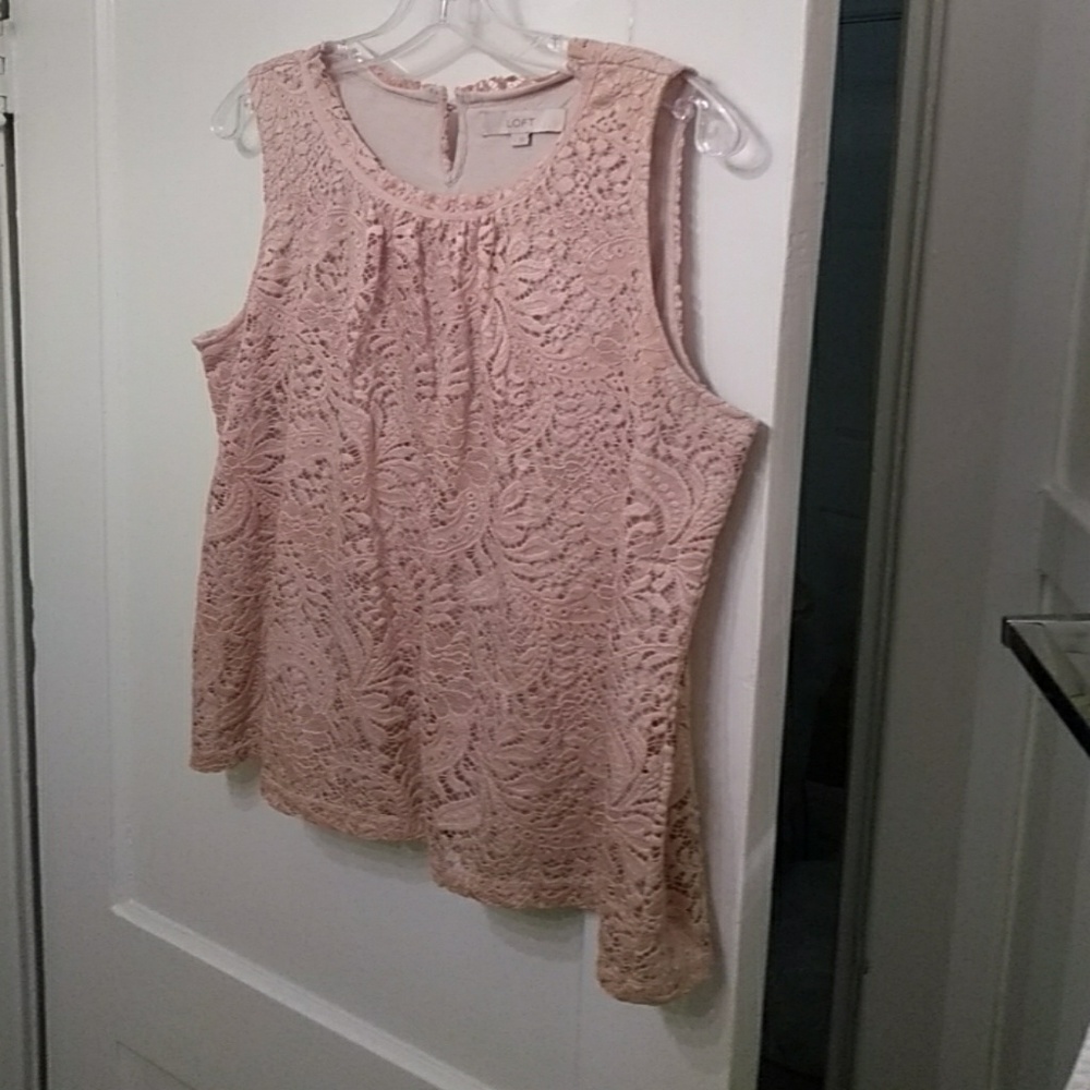 Ann Taylor LOFT lace blouse